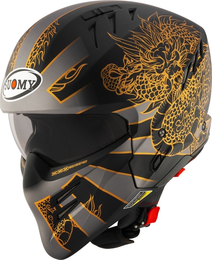 Suomy Armor Dragon Casco Jet Grigio opaco XL (61) Figura 7