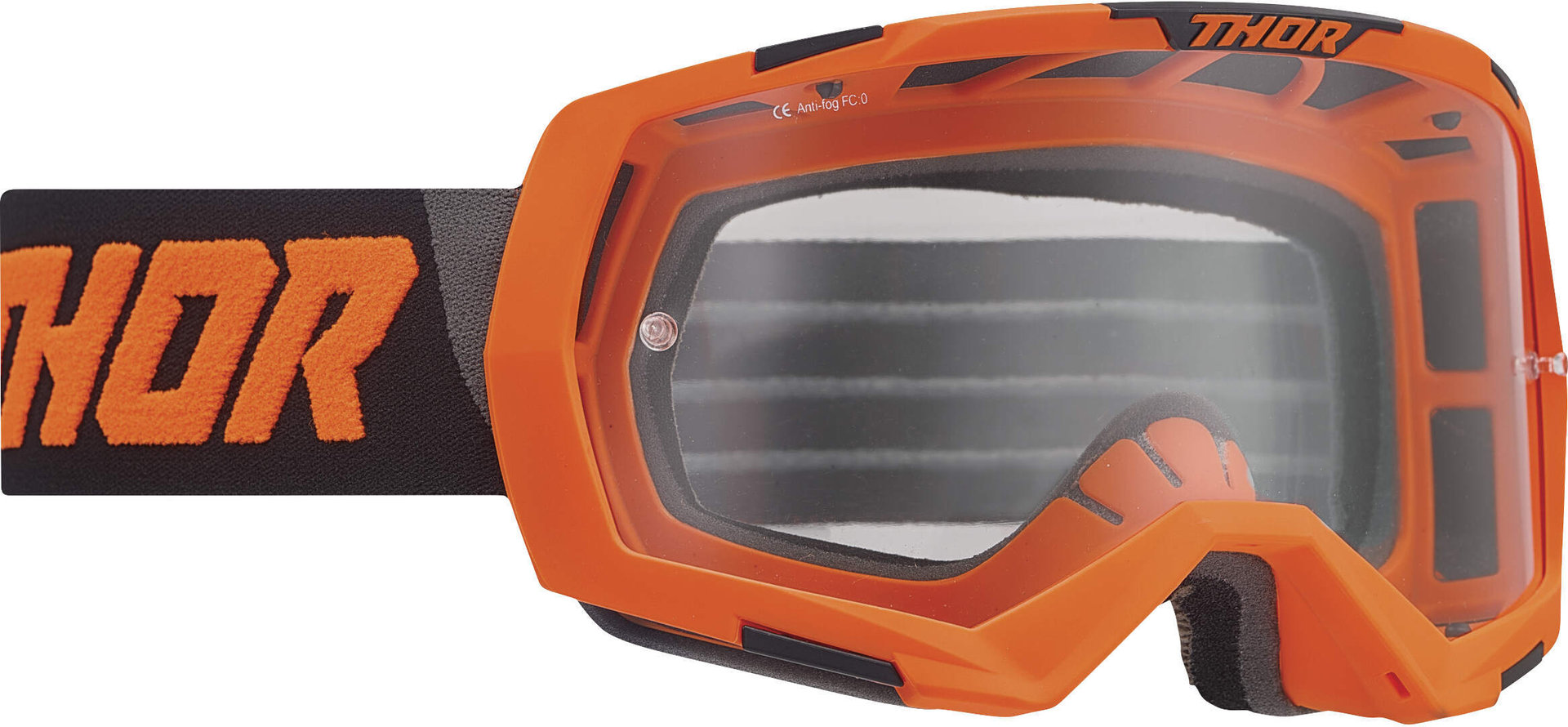 Thor Regiment Óculos de Motocross Laranja/Preto Figura 1