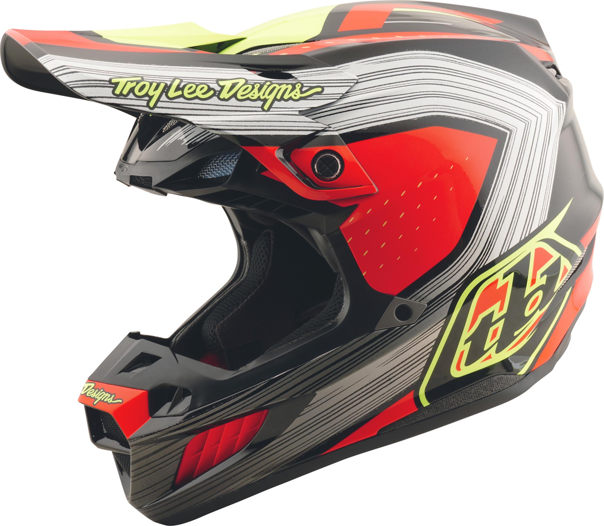 Troy Lee Designs SE5 Composite Stripes MIPS Motocross Helmet-image-704166157