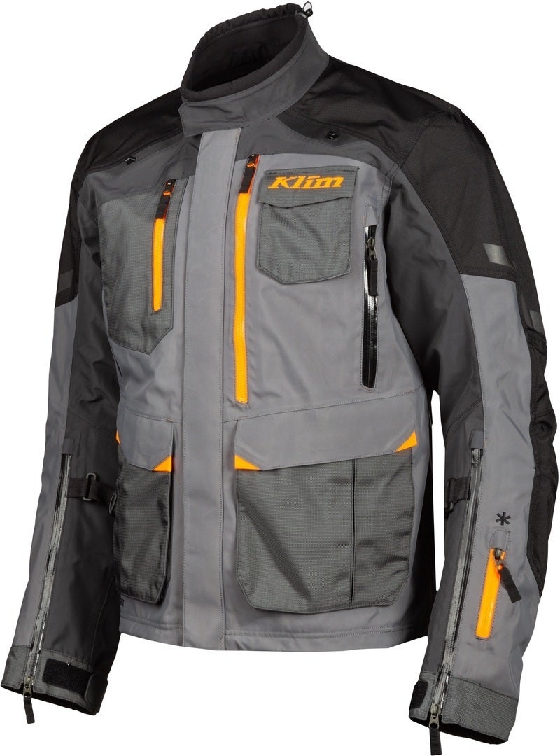 Klim Carlsbad Gore-Tex Motorrad Textiljacke dunkelgrau/hellgrau XXL Abbildung 1