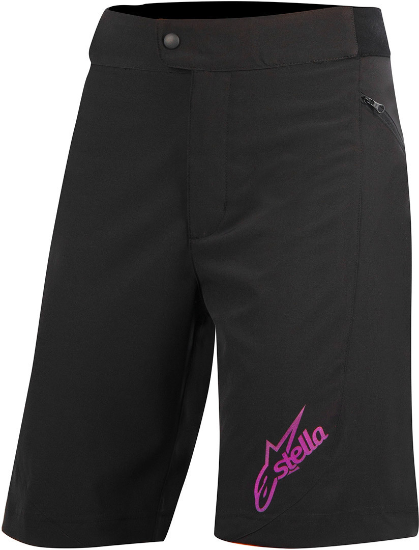 Alpinestars Stella Pathfinder Pantaloni scurți de bicicletă pentru doamne Negru/roz 26 Figura 1