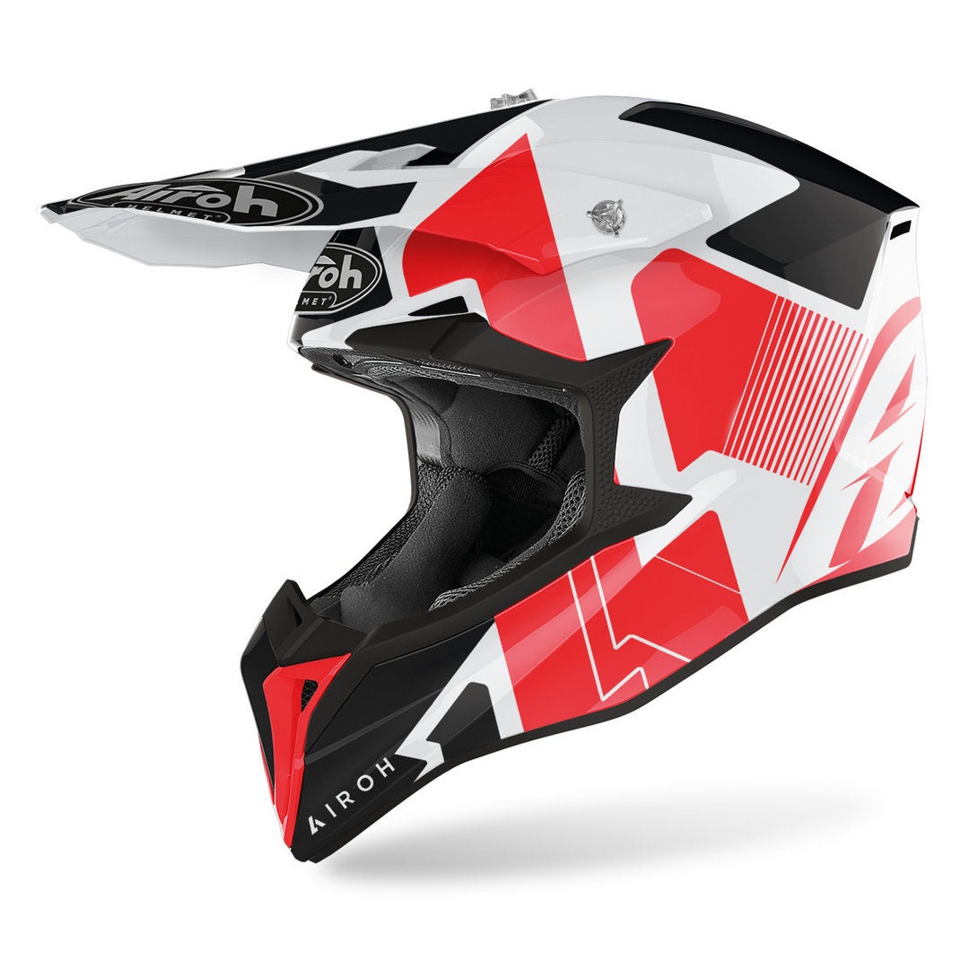 Airoh Wraap Raze Motorcross helm rood/wit M (57/58) Figuur 1