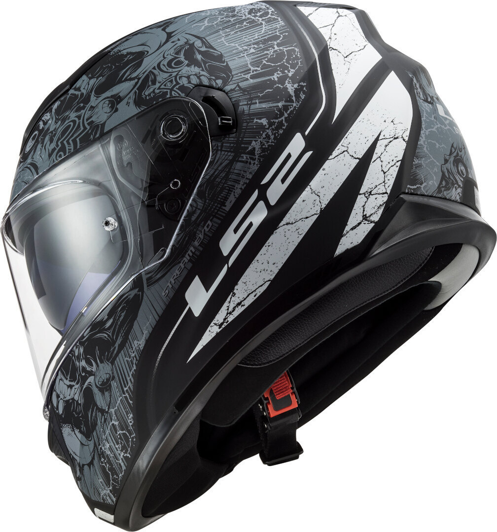 LS2 FF320 Stream Evo Throne Casque Noir mat/titane S (55/56) Figure 5
