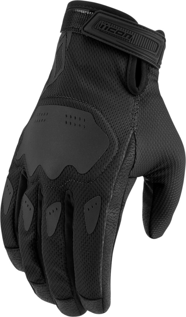 Icon Hooligan Motorcycle Gloves black M Figure 1