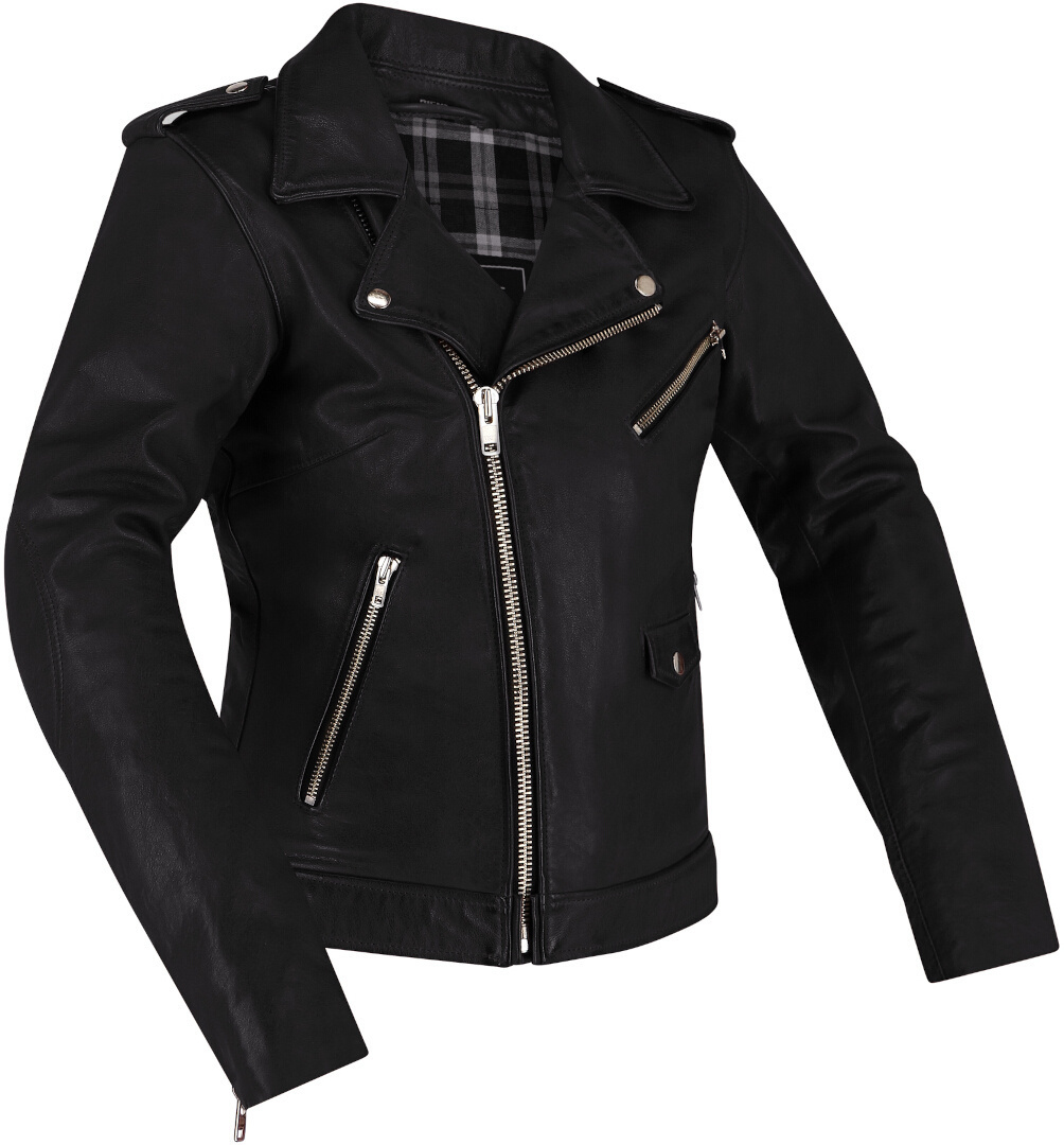 Richa Brighton Damen Motorrad Lederjacke schwarz 42 Abbildung 1
