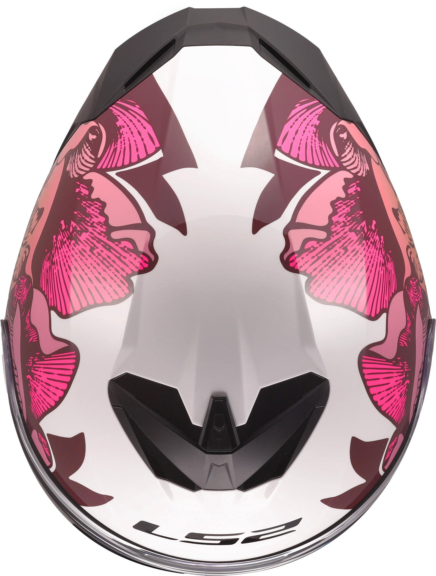 LS2 FF820 Rapid III Poppies Casque Blanc/Rose S (55/56) Figure 6