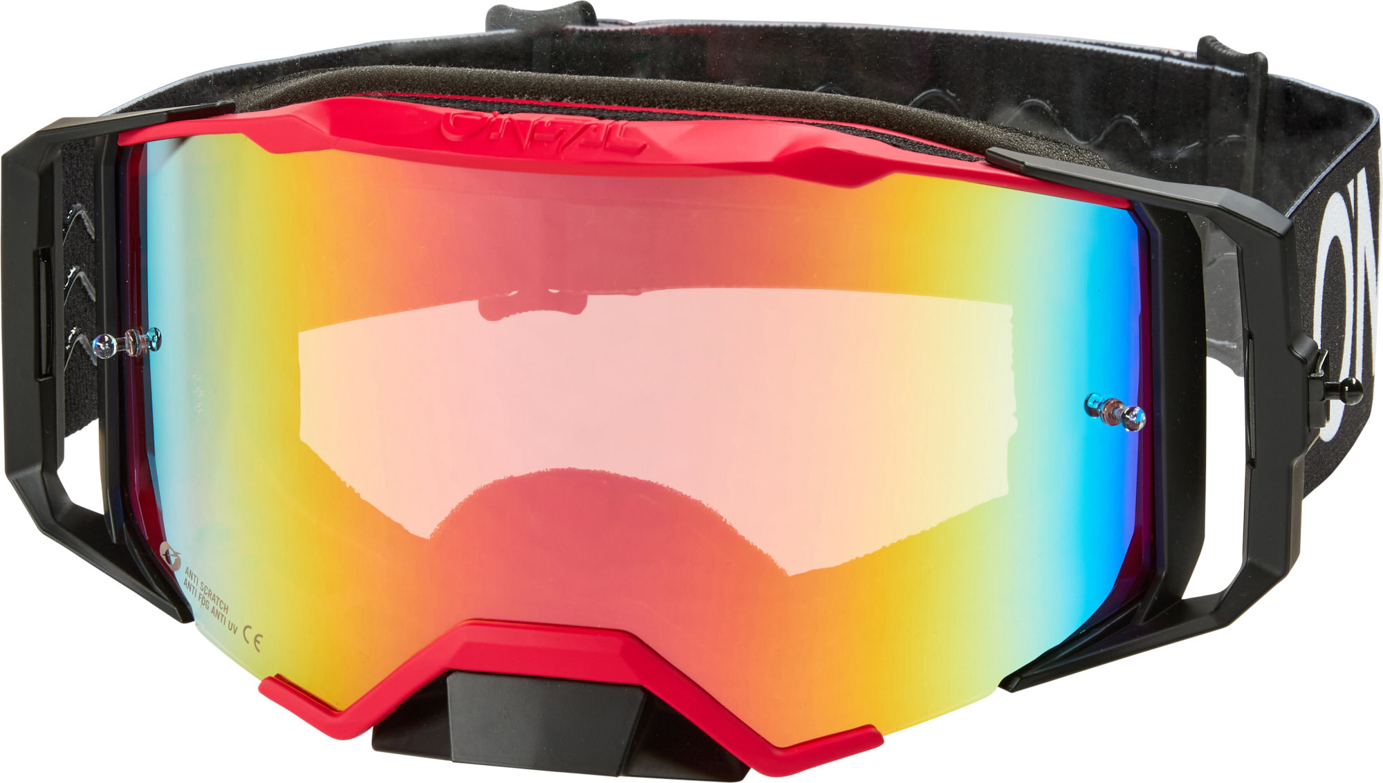 Oneal B-33 HEXA Radium Ochelari de motocross Negru/Roșu Figura 4