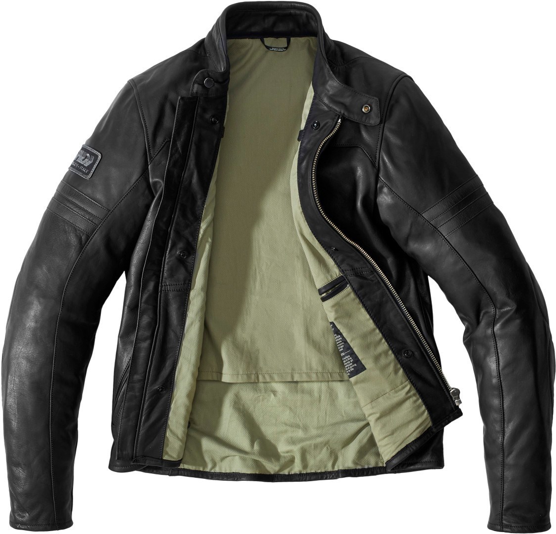 Spidi Vintage Motorrad Lederjacke schwarz 56 Abbildung 5