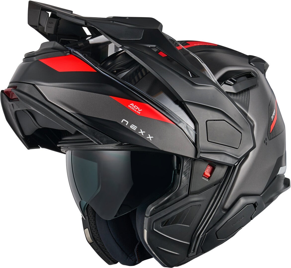 Side view of Nexx X.Lifecountry Terra Carbon Helmet