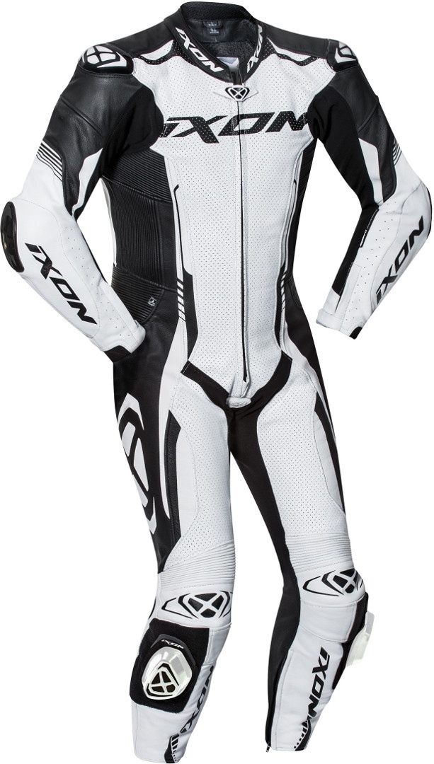Ixon Vortex 2 One Piece Motorcycle Leather Suit white/black M Figure 1