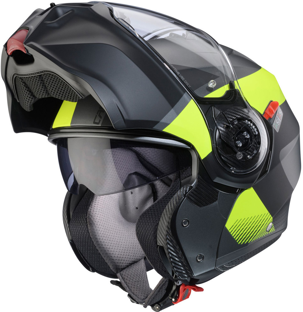 Caberg Duke Evo Indy Hjelm grå mat/gul S (55/56) Figur 5