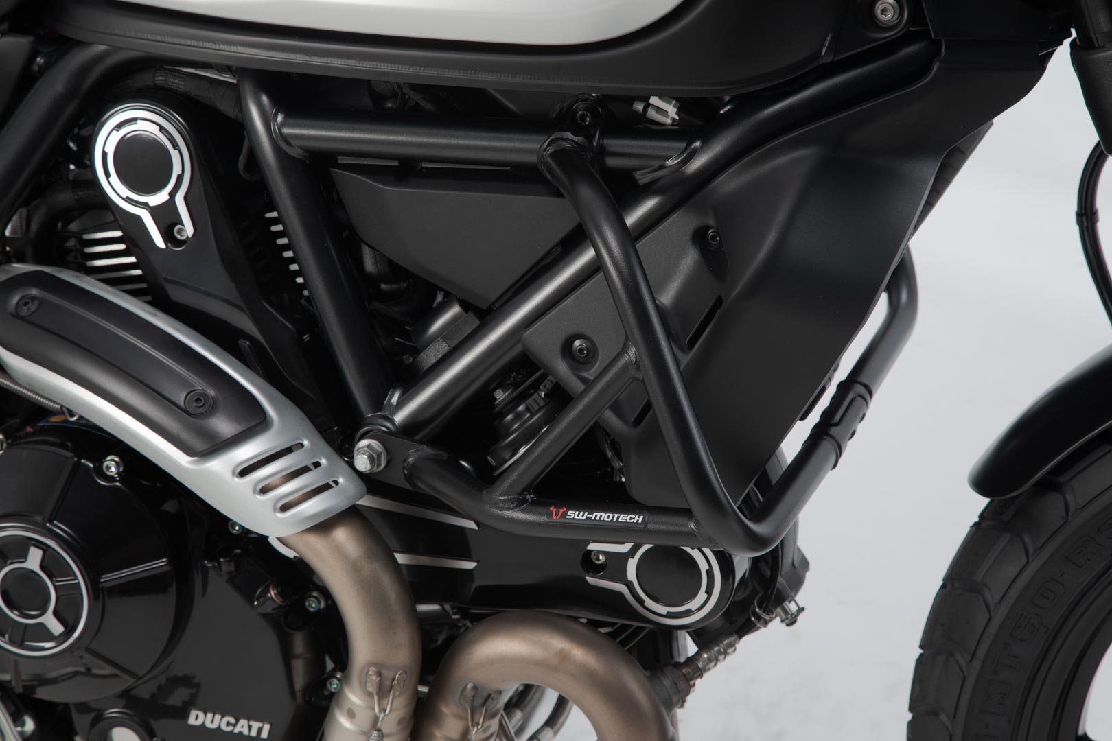 SW-Motech Crash bar - Svart. Ducati Scrambler modeller (14-). Figur 5