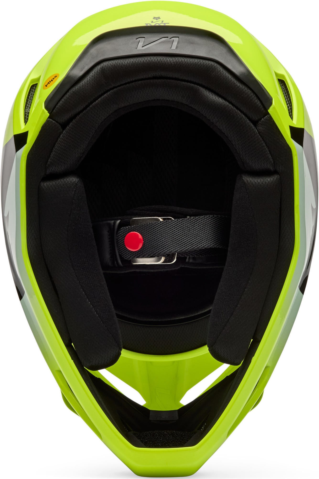 FOX V1 Shield Youth Motocross Helmet yellow Y/L (52/53) Figure 6