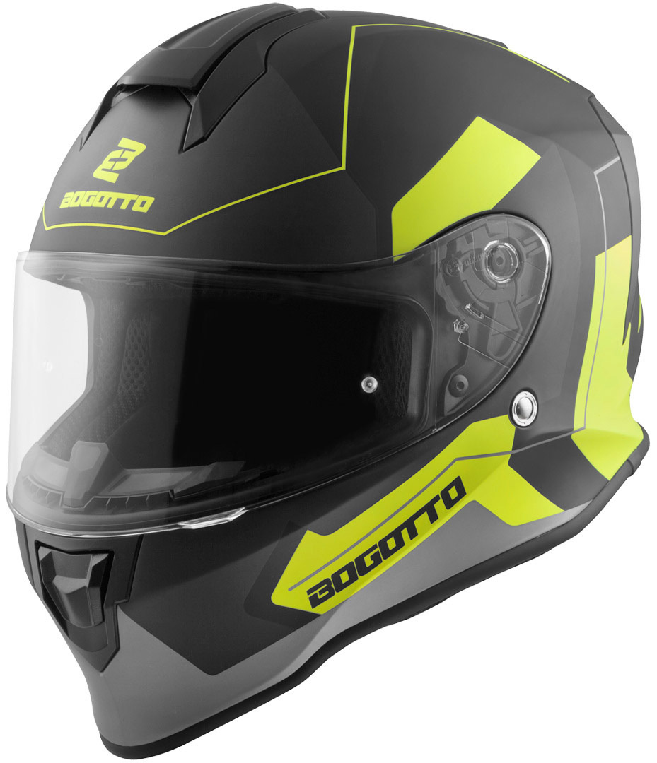 Bogotto V151 Sacro Cască Negru mat/neon XS Figura 2