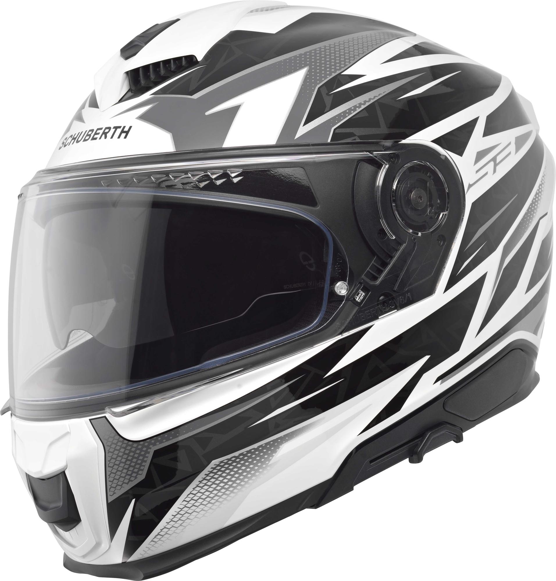 Schuberth S3 Thunder Helm wit/zwart S (55) Figuur 1