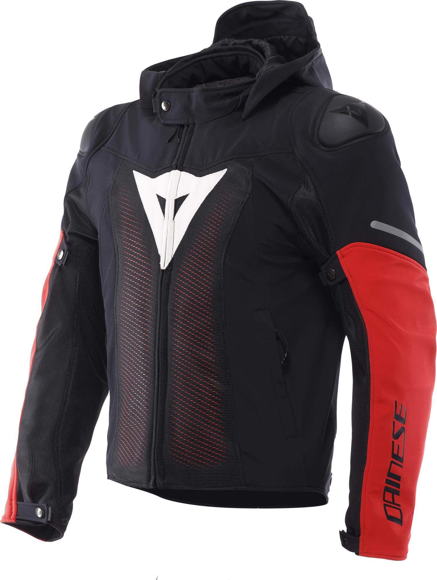 Dainese Super Sprint Air Motorcycle Textile Jacket black/white/red 48 Figure 1