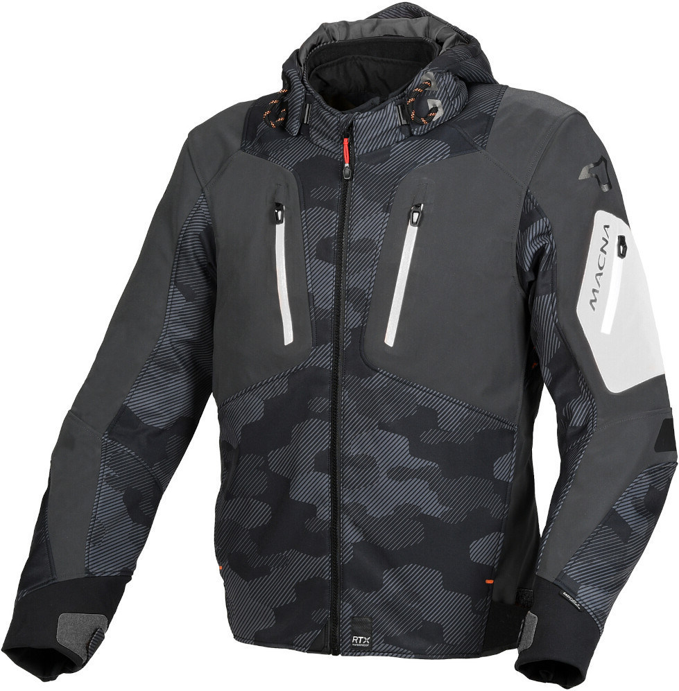 Macna Angle Camo waterproof Motorcycle Textile Jacket black/grey M Figure 1