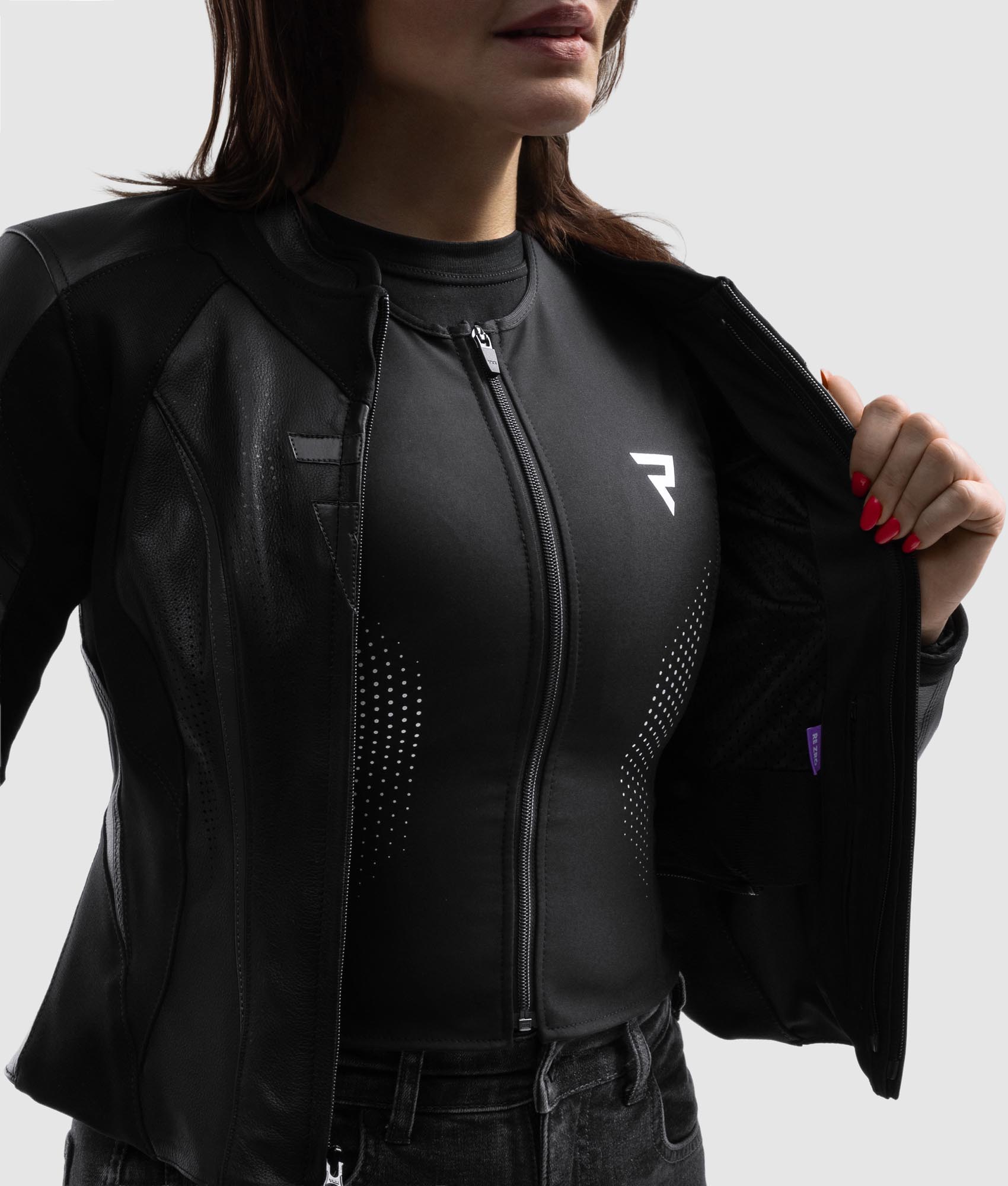 Rebelhorn Diva ST Damen Motorrad Lederjacke schwarz 44 Abbildung 6