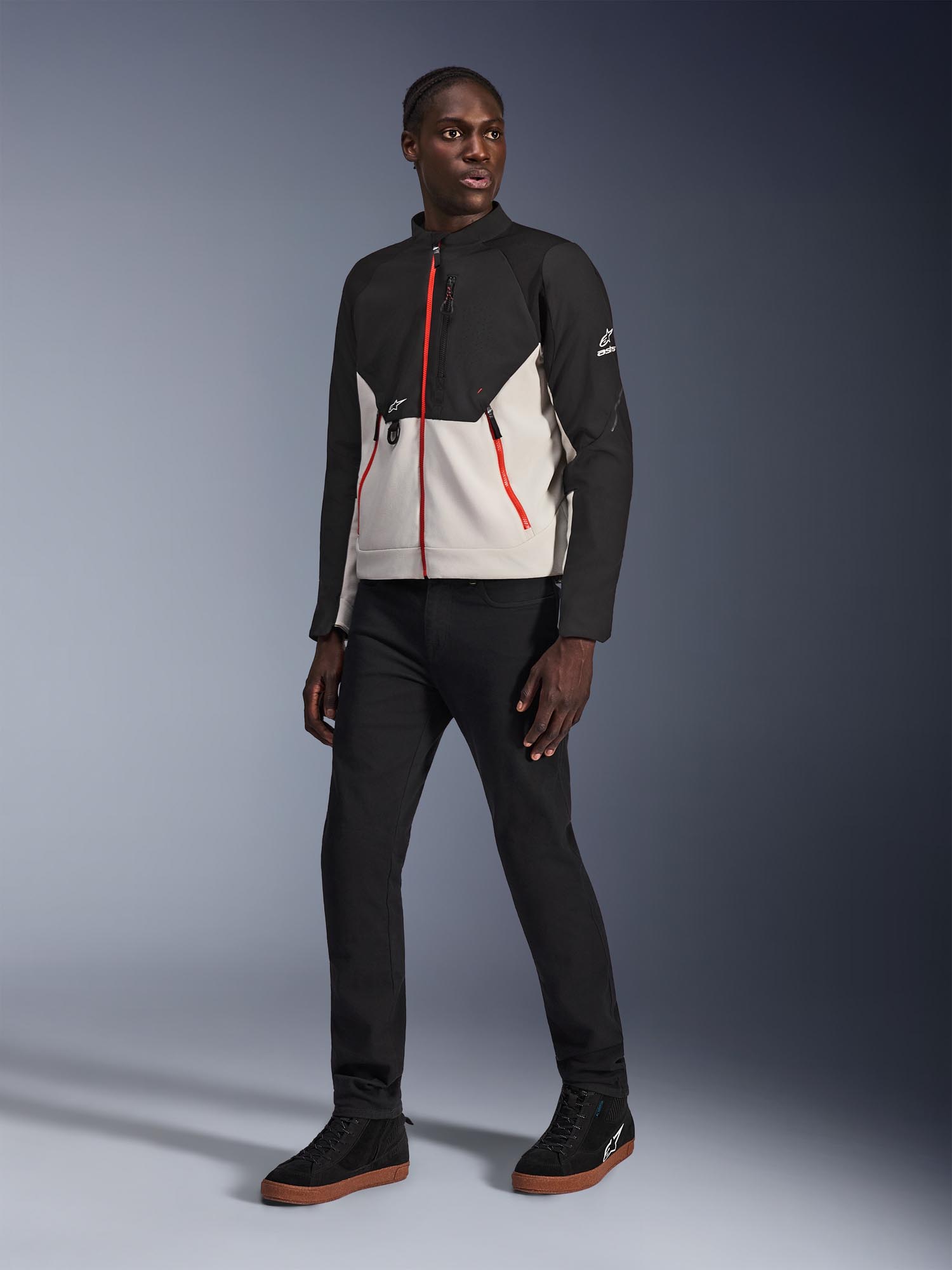 Alpinestars Provoke Motorfiets Textieljas Zwart/lichtgrijs 4XL Figuur 5