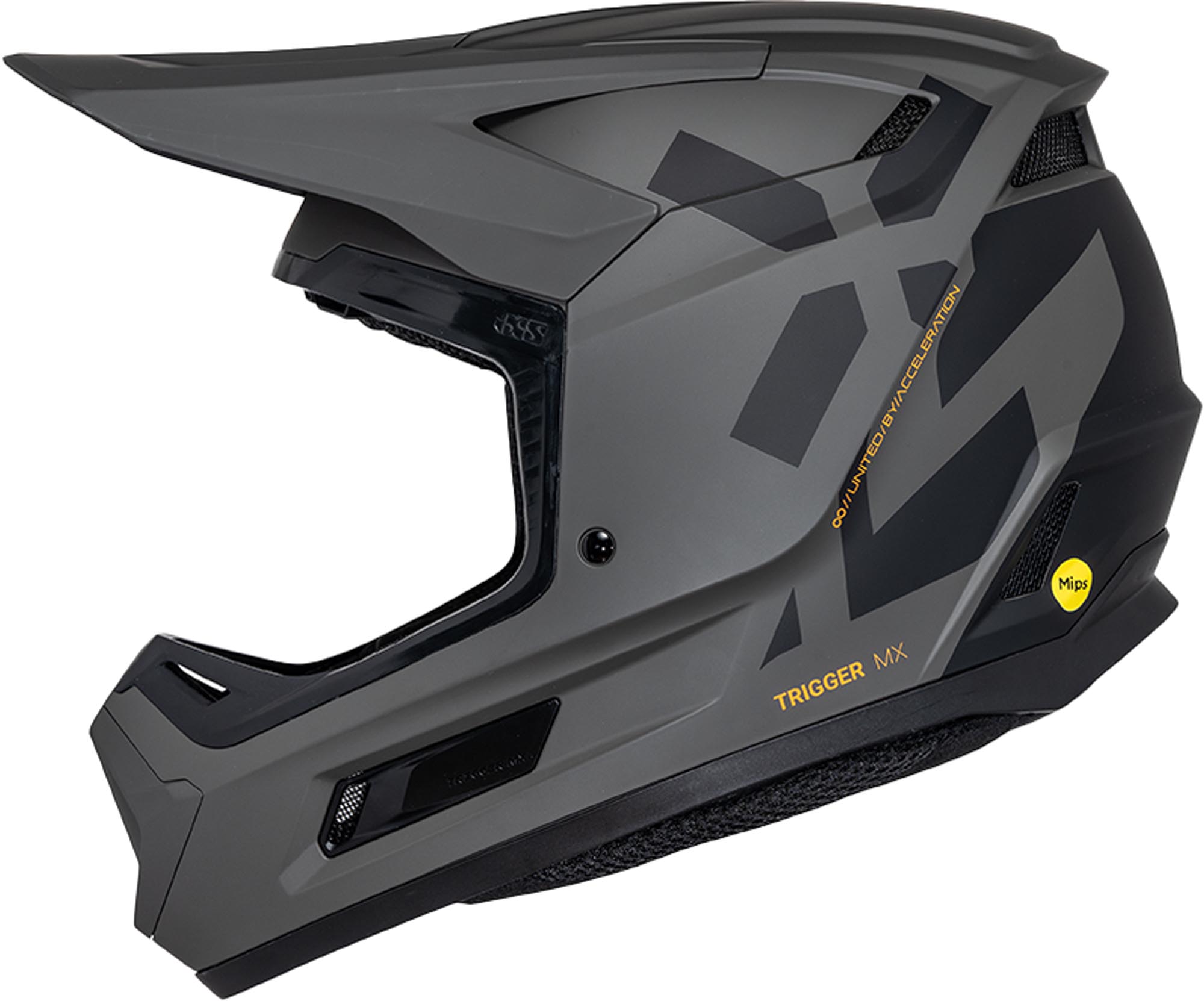 IXS Trigger 1.0 MIPS Motocrosshjelm sort/orange 2XL (65/68) Figur 2