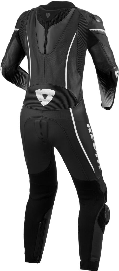 Revit Xena 4 Dames eendelig motorfiets lederen pak zwart/wit 36 Figuur 2