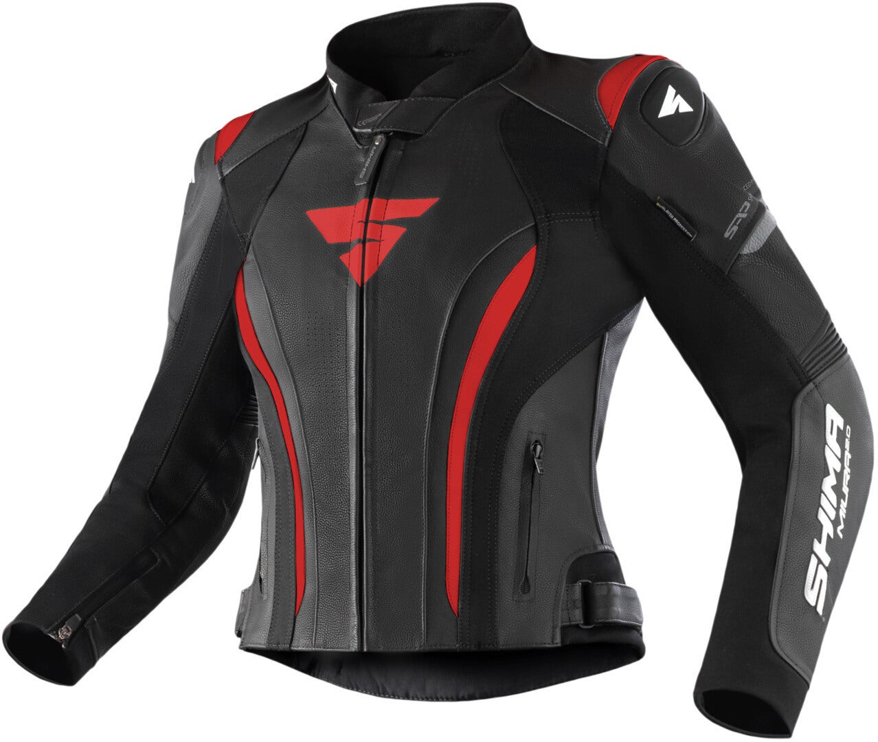 black/red
