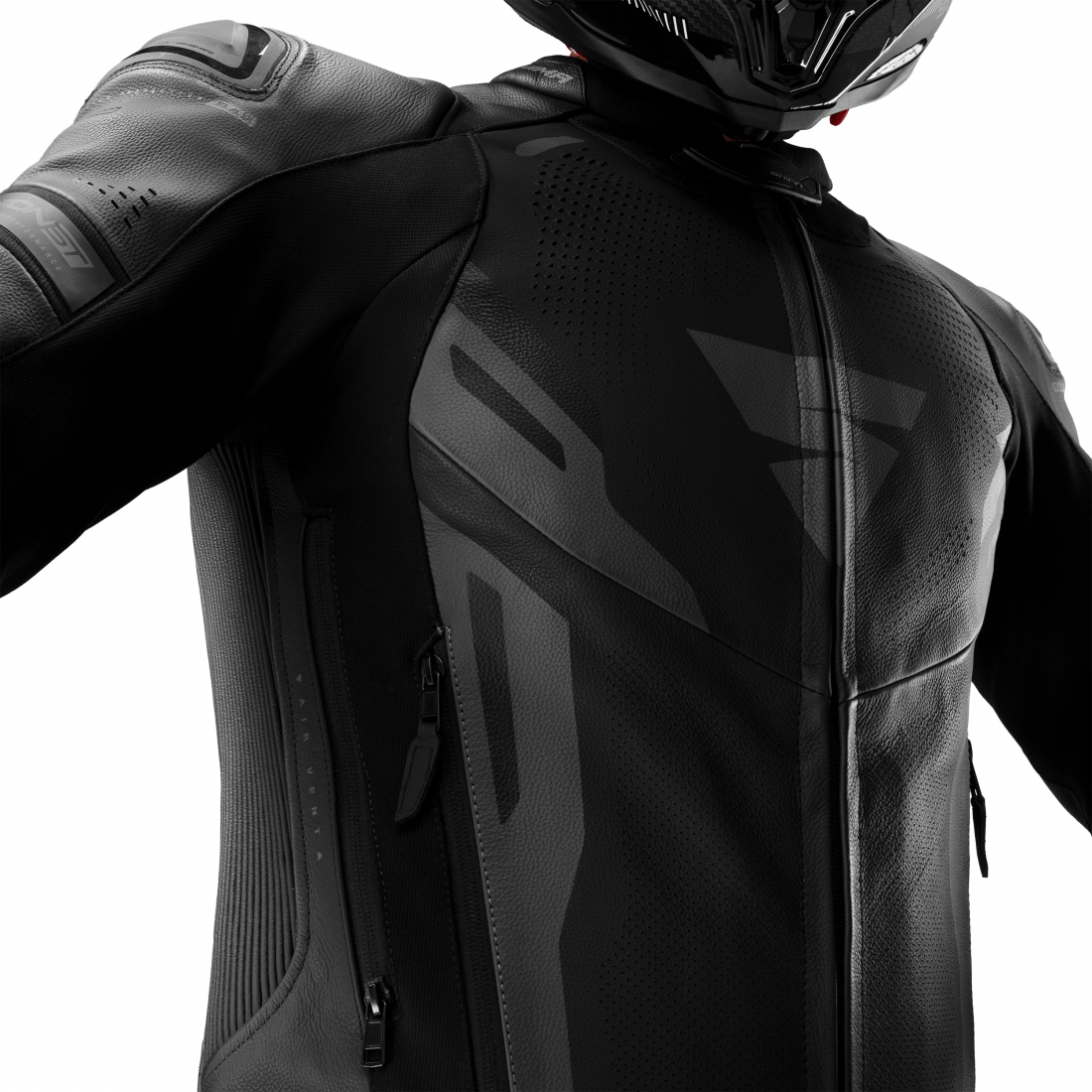 SHIMA Mission ST Motorcycle Leather Jacket black 46 Figure 8