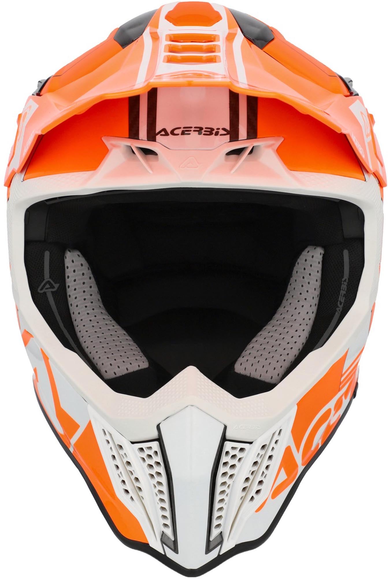 Acerbis Airstrike-C Graphic Carbon Casque de motocross orange/blanc XXL (63/64) Figure 4