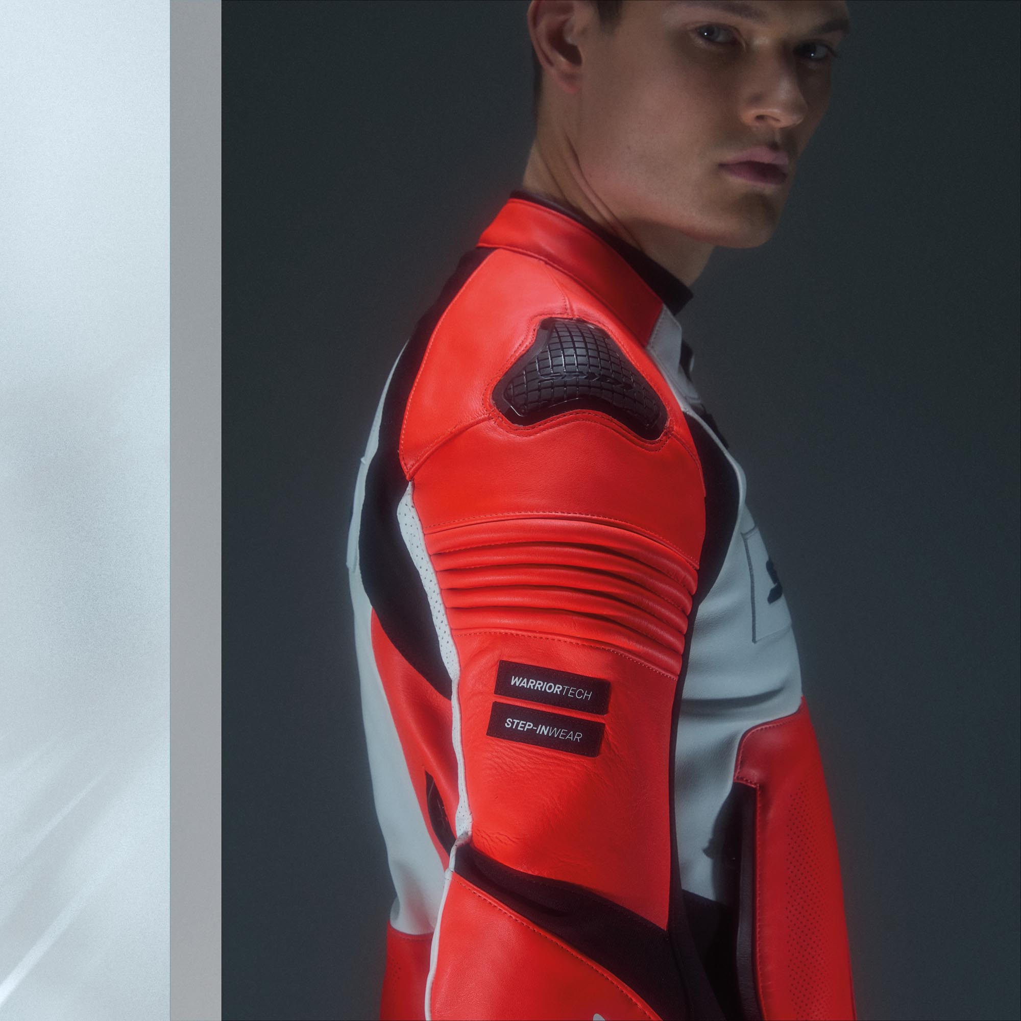 Spidi Hyper-V Pro geperforeerde motorleren jas zwart/wit/rood 54 Figuur 4