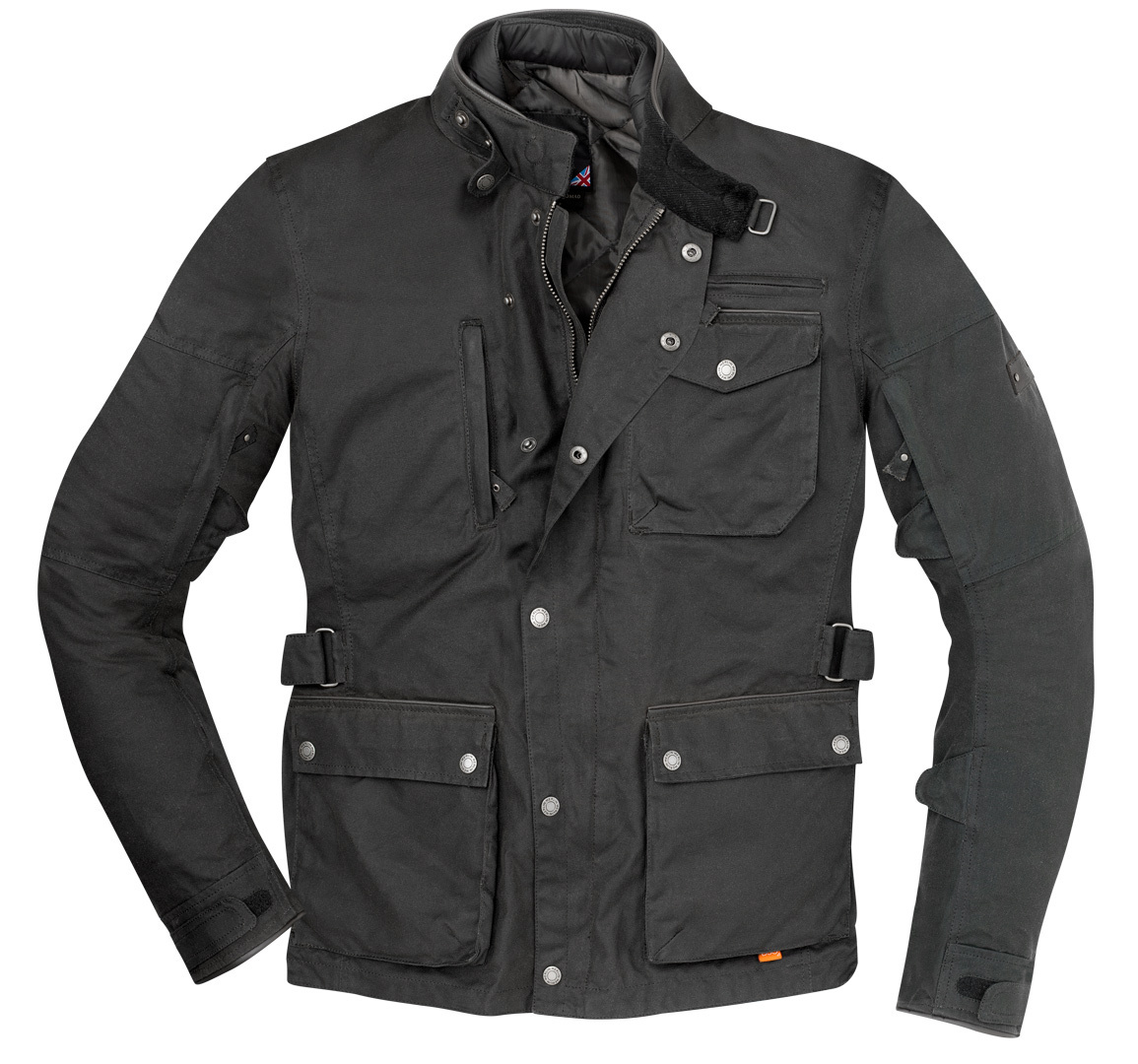 Merlin Monty D3O Wax Explorer Motorcycle Textile Jacket black L Figure 1