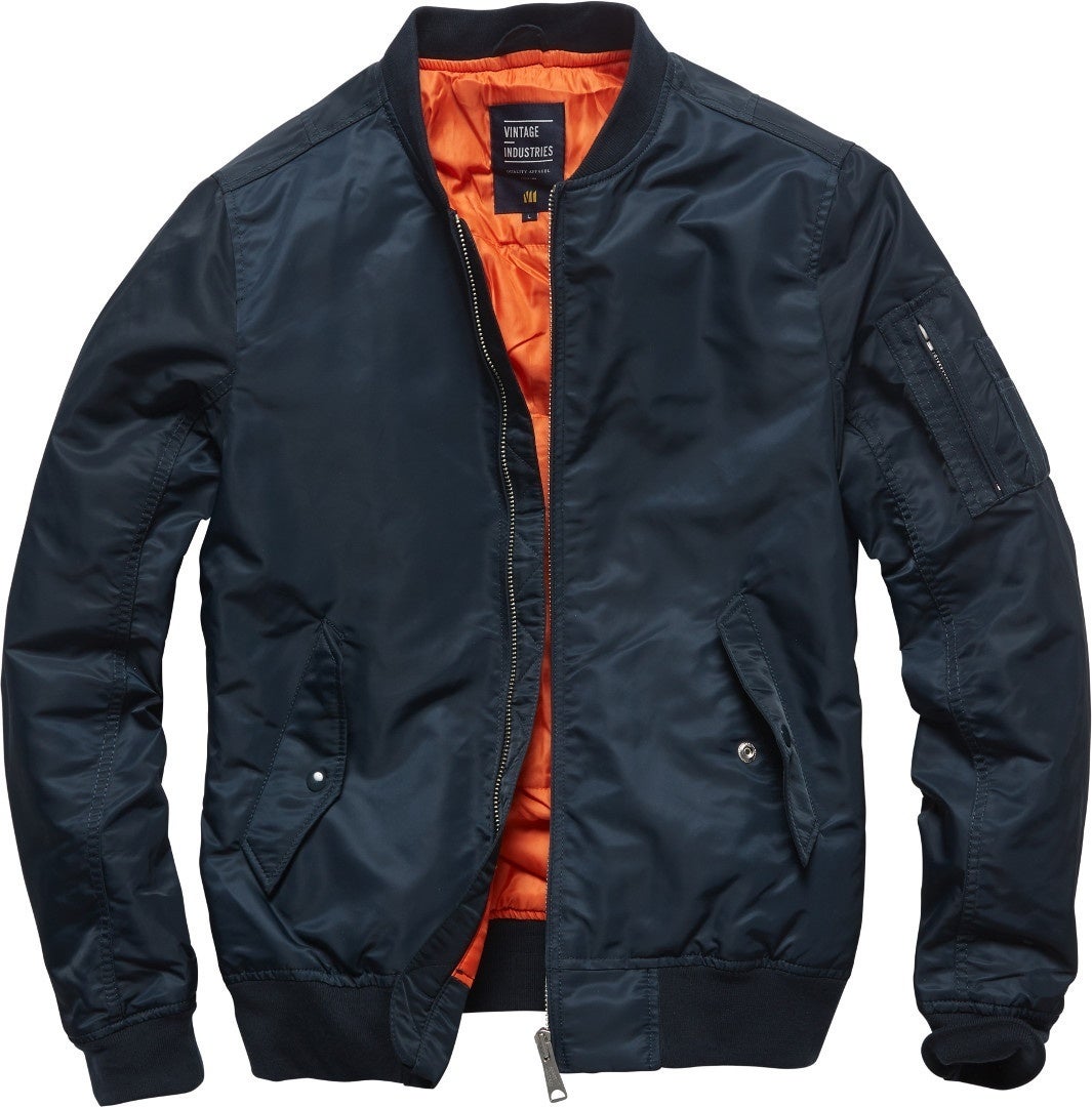 Vintage Industries Welder MA1 Giacca blu scuro L Figura 1