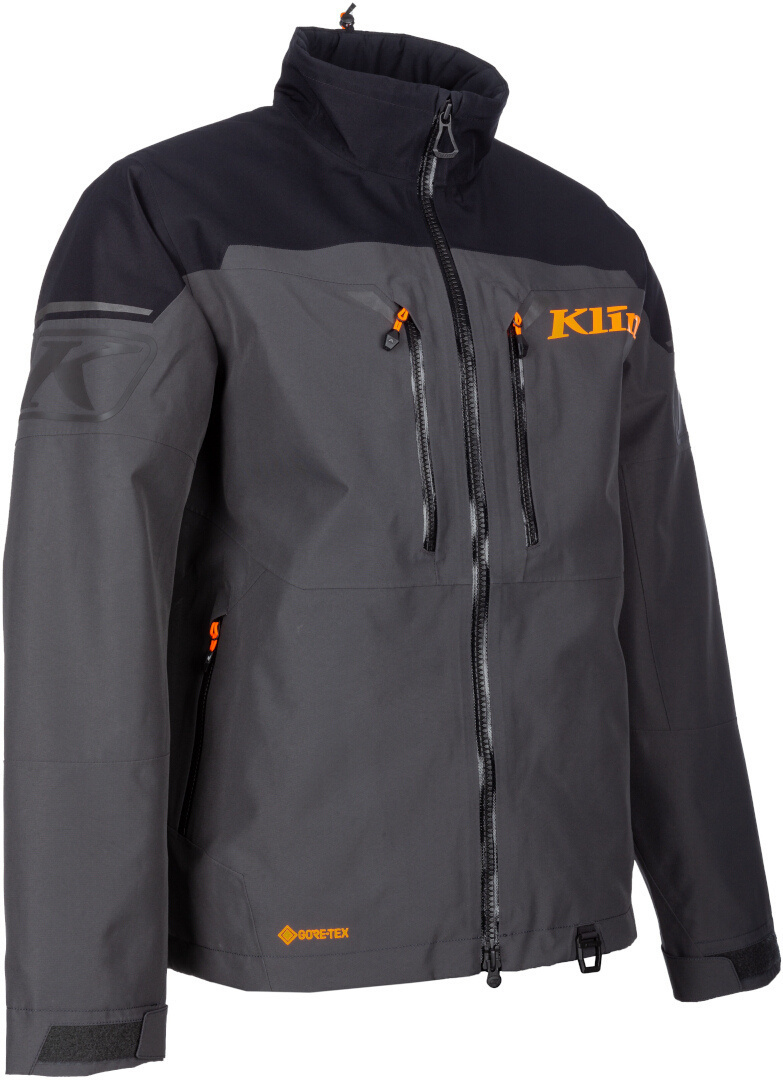 Klim Tomahawk Snowmobile Jacket black/grey/orange 3XL Figure 3