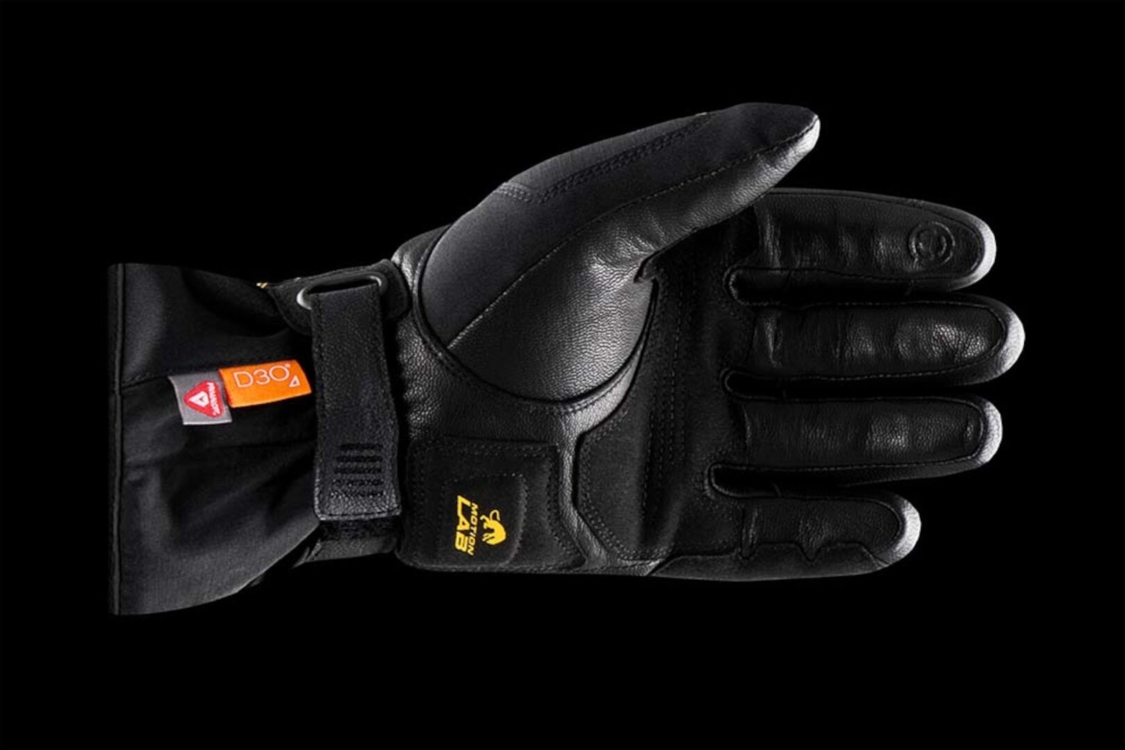Furygan Oslo D3O vandtæt vinter damer motorcykelhandsker Sort/guld XL Figur 9