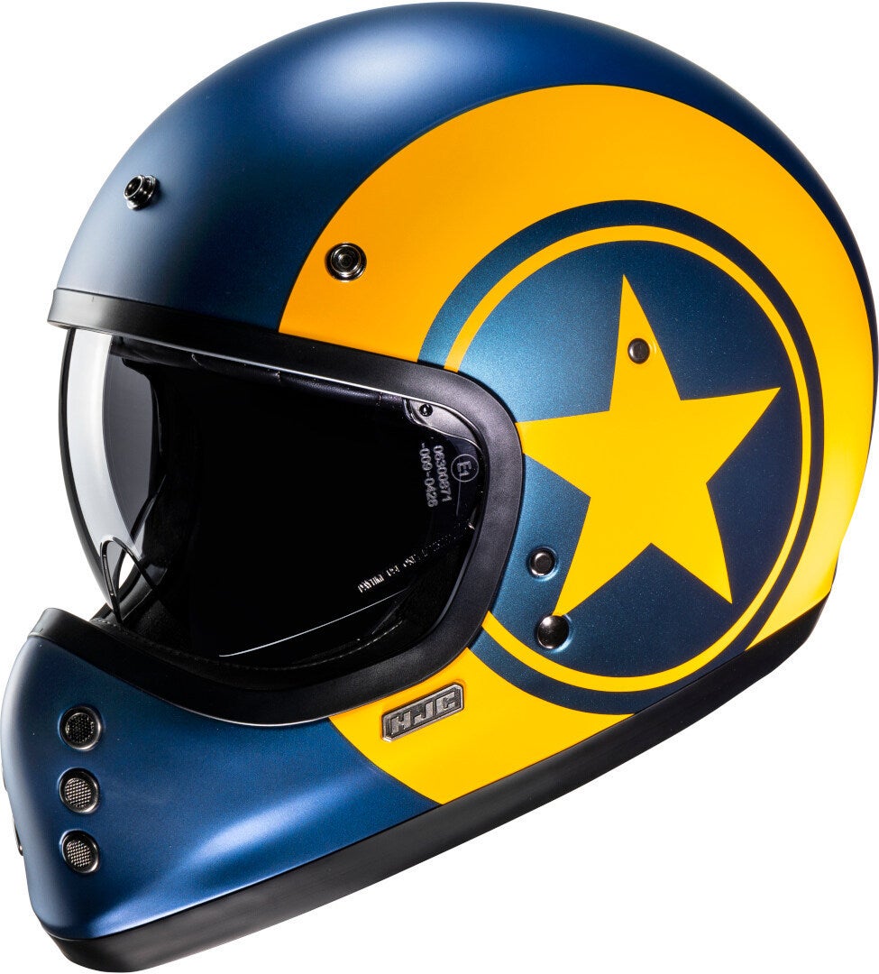 Side view of HJC V60 Nyx Helmet