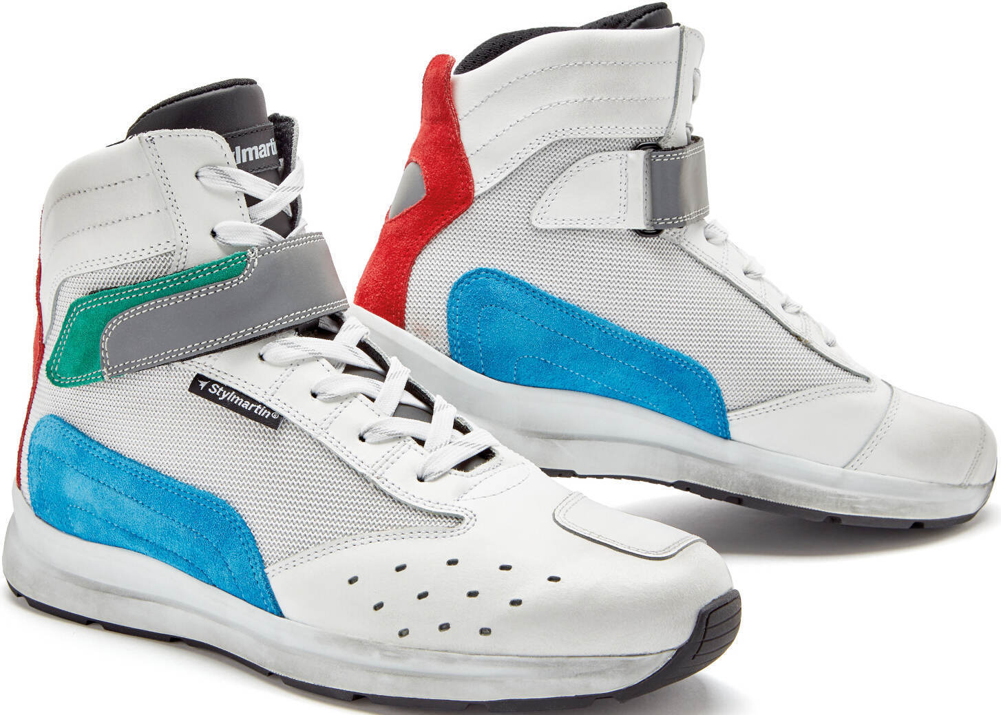Stylmartin Audax Air Motorcycle Shoes white/blue/red 40 Figure 1
