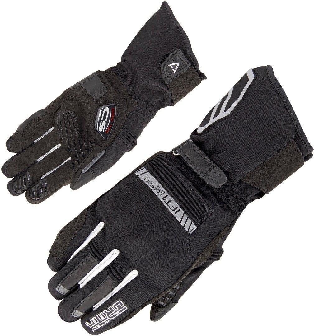 Orina Lucy Motorradhandschuhe schwarz/weiß M Abbildung 1