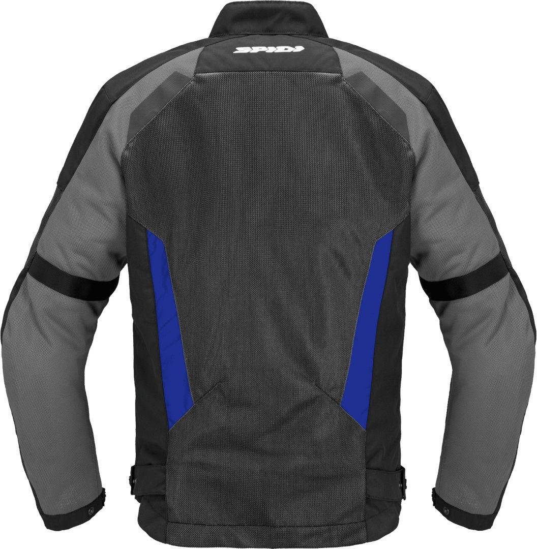 Spidi Tek Net Motorcykeljakke sort/grå/blå 4XL Figur 4