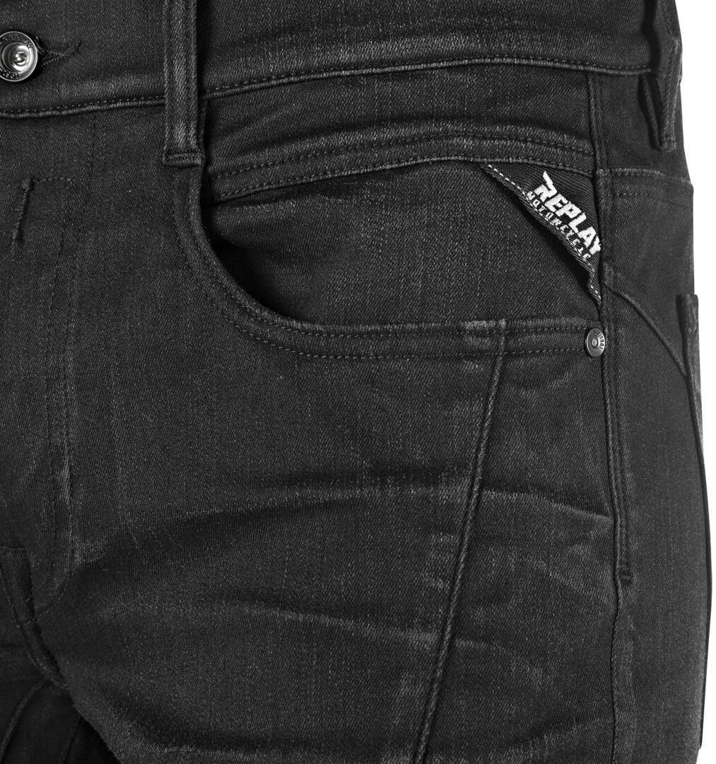 Replay Swing Motorcykel Jeans Sort 33 Figur 8