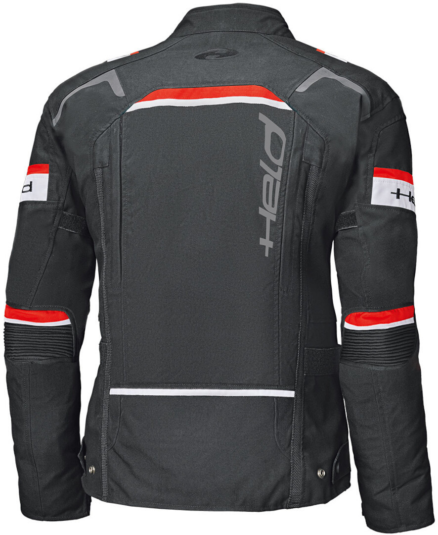 Held Tourino Top waterproof Motorcycle Textile Jacket black/red M Figure 2