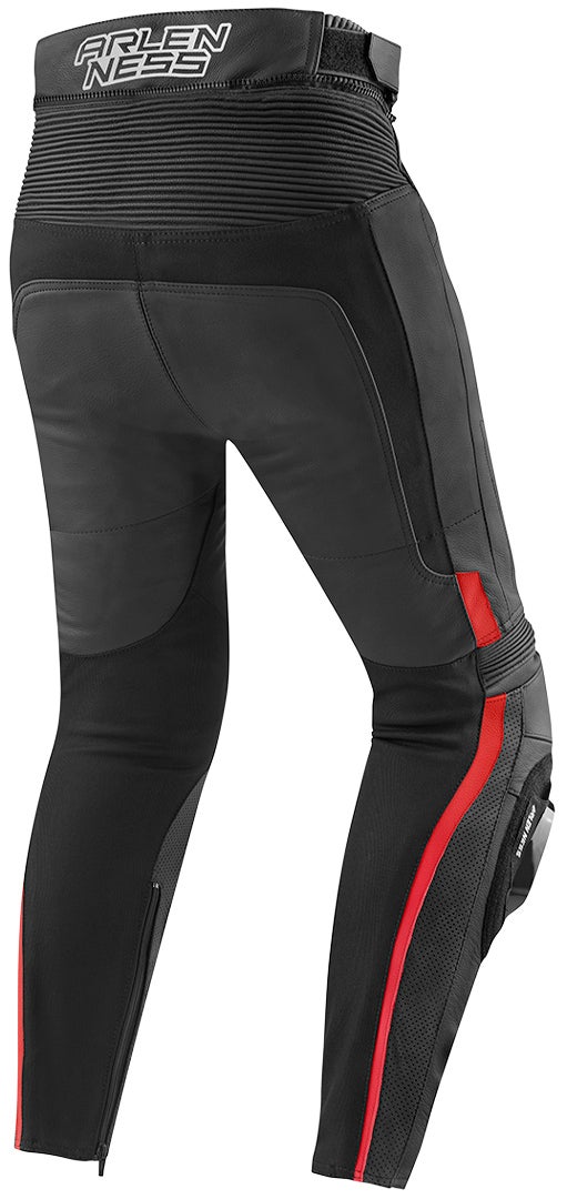 Arlen Ness Sugello Motorcycle Leather Pants black/red 54 Figure 2