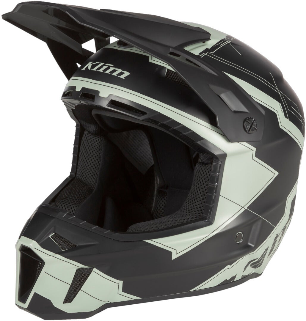 Klim F3 Verge Motocross hjelm sort/grå XXXL (64/65) Figur 8