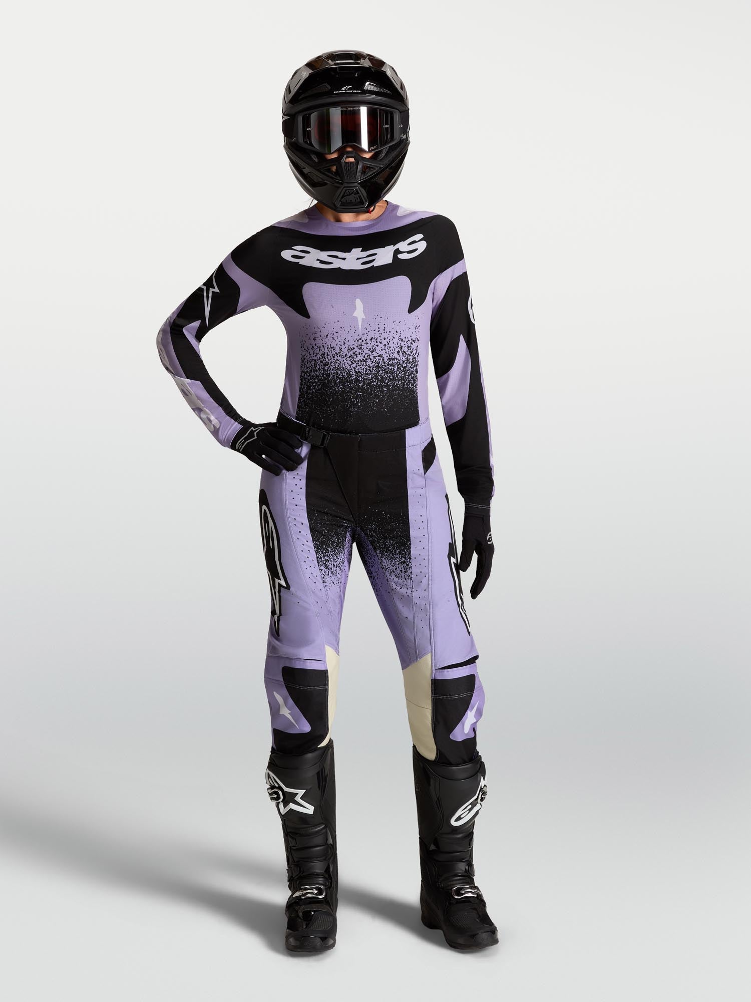 Alpinestars Stella Techstar Swan Damernes Motocrosstrøje violet/sort M Figur 6