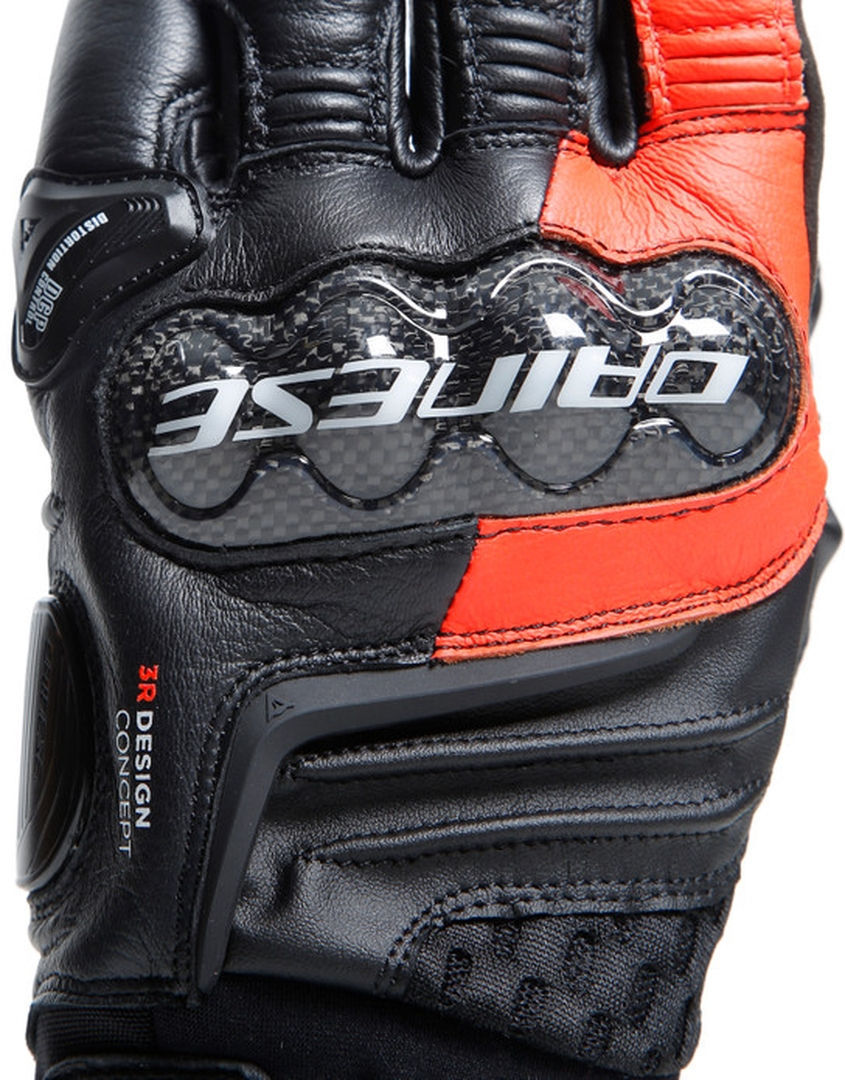 Dainese Carbon 4 Short Mănuși de motocicletă Negru/Roșu 3XL Figura 12