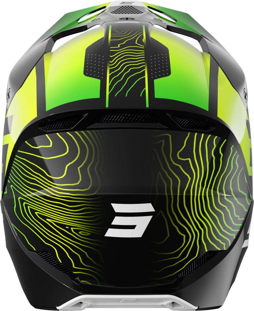 Shot Furious Apex Motorcross Helm Geel/Groen M (57/58) Figuur 2