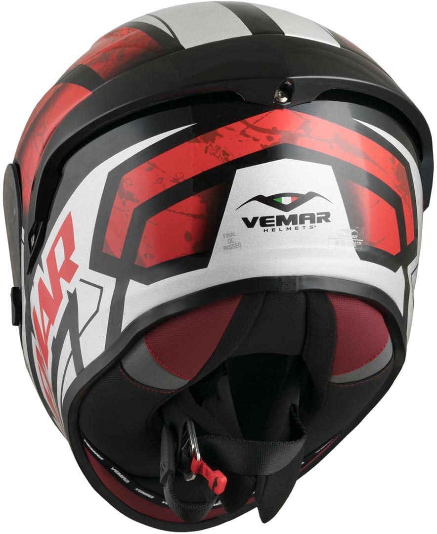 Vemar Hurricane Claw Casco negro/rojo/blanco L (59/60) Figura 4