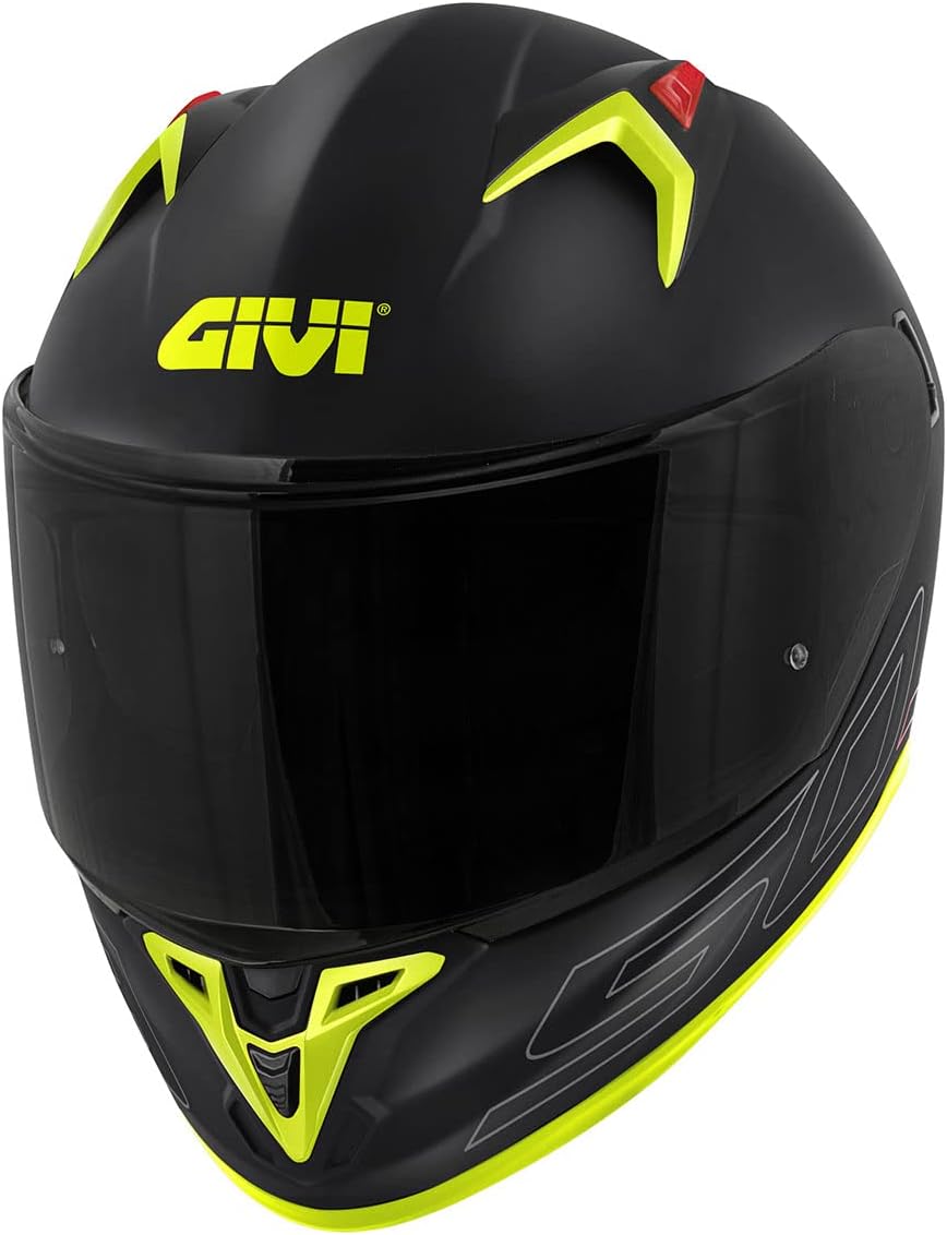 GIVI 50.9 Sport Basic Atomic Helm schwarz matt/silber/gelb M Abbildung 1