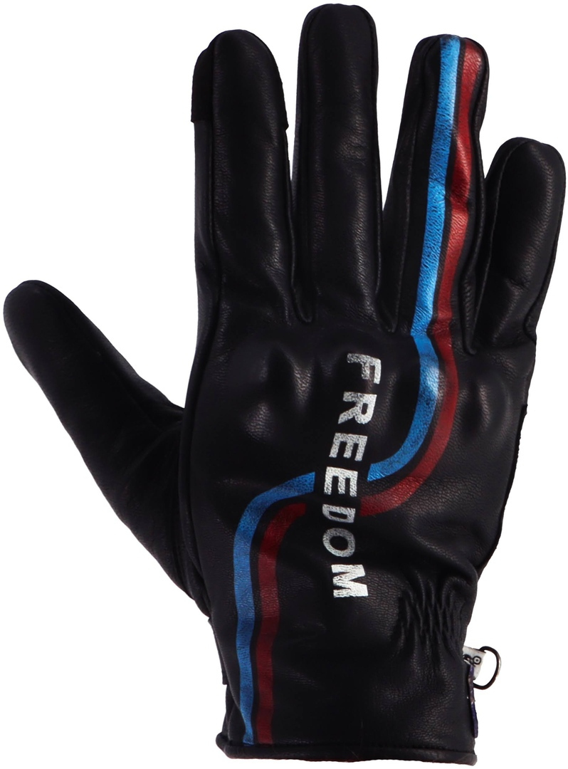 Helstons Freedom Mănuși de motocicletă Negru/Albastru/Roșu 8 Figura 1
