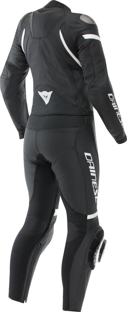 Dainese Fulminea 2.0 Ladies Two Piece Motorcycle Leather Suit black/white Long 50 Figure 2