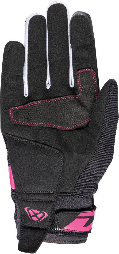 Ixon MS Fever Motorcykelhandsker til damer sort/hvid/pink S Figur 2