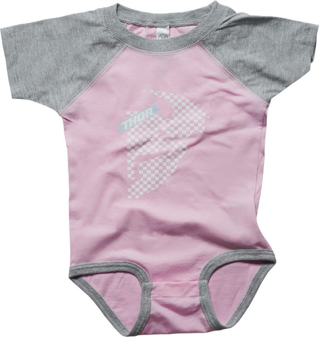 Thor Infant Headchecked Supermini Детские Ромпер розовый 12-18 месяцев Рисунок 1